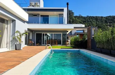 Casa em condomínio fechado com 5 quartos à venda na rodovia armando calil bulos, 4801, ingleses do rio vermelho, florianópolis, 470 m2 por r$ 3.400.000