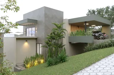 Casa em condomínio fechado com 3 quartos à venda na geral do pagará, 2240, colônia santa luzia, santo amaro da imperatriz, 283 m2 por r$ 2.200.000