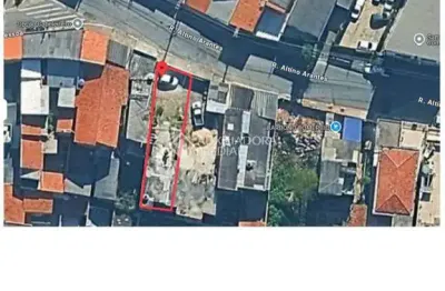 Terreno à venda na altino arantes, 407, canhema, diadema, 132 m2 por r$ 214.000