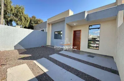 Casa com 3 dormitórios para alugar, 66 m² por r$ 2.025,00/mês - santa felicidade - cascavel/pr