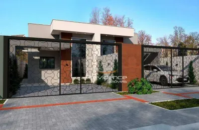 Casa com 3 dormitórios à venda, 89 m² por r$ 549.900 - periolo - cascavel/pr