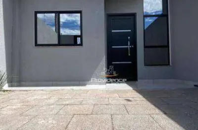 Casa com 2 dormitórios à venda, 60 m² por r$ 350.000 - esmeralda - cascavel/pr
