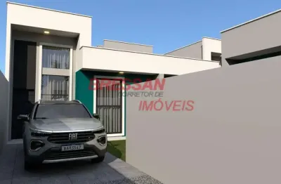 Casa nova com 3 quartos bairro periolo com amplo e fino acabamento