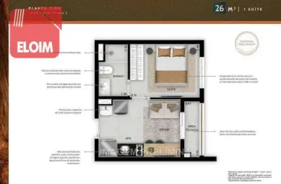 Studio à venda, 26 m² por r$ 267.000,00 - pirituba - são paulo/sp