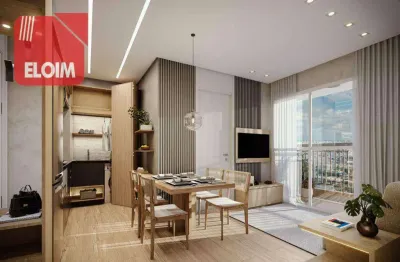 Apartamento com 2 dormitórios à venda, 39 m² por r$ 590.641,77 - perdizes - são paulo/sp
