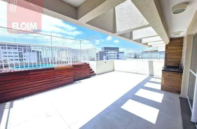 Cobertura com 3 dormitórios para alugar, 189 m² por r$ 12.622,81/mês - água branca - são paulo/sp