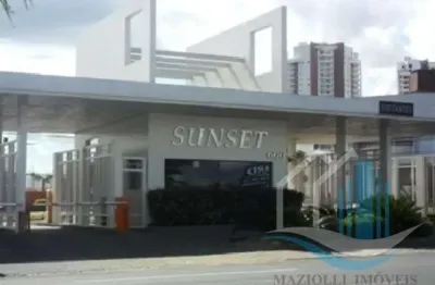 Terreno em condomínio para venda em sorocaba, jardim residencial sunset village