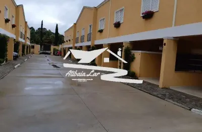 Oportunidade!!! Sobrado em Condomínio Fechado em Atibaia SP com duas suítes sala, lavabo. Condomínio com piscina. Próximo ao Palavra da Vida