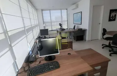 Sala comercial na zona sul mobiliada para locação, jaridm maracana com 02 banheiros.