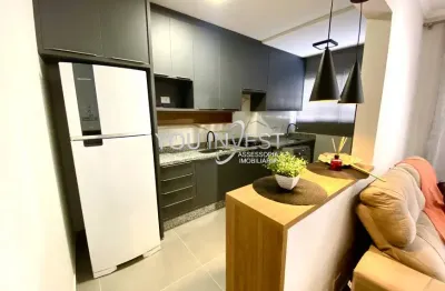 Oportunidade Lindíssimo Apartamento com 2 quartos sendo uma suíte, totalmente mobiliado e decorado pronto para morar.