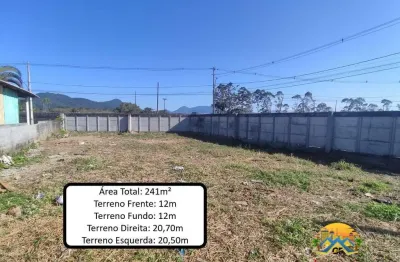 R$250mil - terreno à venda em matinhos, murado, seco e aterrado.