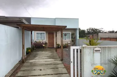 Casa à venda em matinhos – área de churrasqueira, 3 banheiros, terreno grande