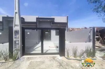 Oportunidade casa nova financiável - r$265mil - praia de matinhos/pr!