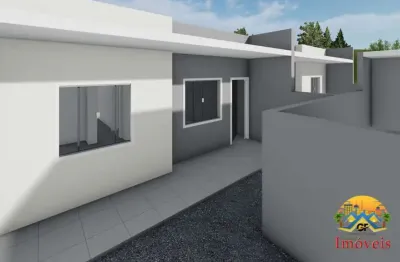 Casa em construção - 2 quartos - aceita financiamento – matinhos/pr