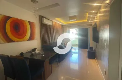 Apartamento com 2 dormitórios à venda, 73 m² por r$ 600.000,00 - itaipu - niterói/rj