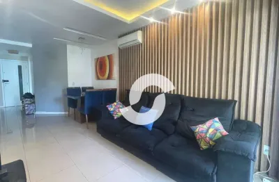 Apartamento com 2 dormitórios à venda, 73 m² por r$ 600.000,00 - itaipu - niterói/rj