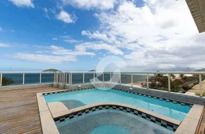 Cobertura com 4 dormitórios à venda, 244 m² por r$ 3.700.000,00 - camboinhas - niterói/rj