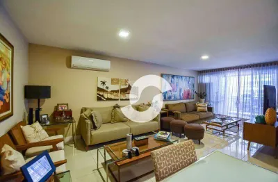 Apartamento com 4 dormitórios à venda, 182 m² por r$ 1.750.000,00 - icaraí - niterói/rj