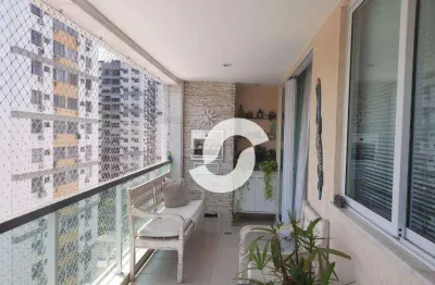 Apartamento com 3 dormitórios à venda, 126 m² por r$ 1.160.000,00 - jardim icaraí - niterói/rj