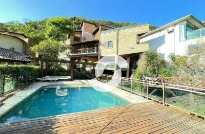 Casa em itacoatiara com 4 dormitórios à venda, 410 m² por r$ 2.600.000 - itacoatiara - niterói/rj