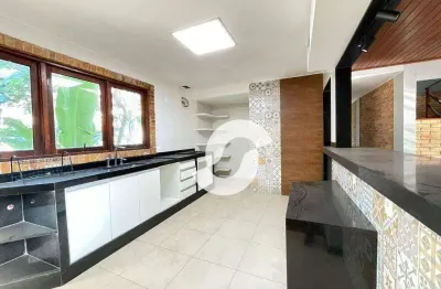 Casa em itacoatiara com 4 dormitórios à venda, 410 m² por r$ 2.600.000 - itacoatiara - niterói/rj