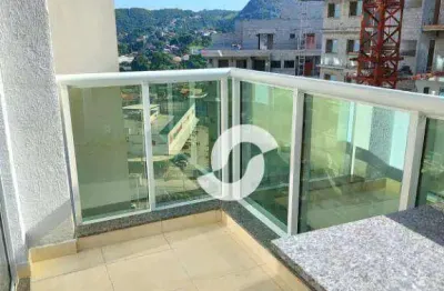 Apartamento no jardim pendotiba 2 - largo da batalha.  2 quartos, sendo 1 suíte, sala ampla com varanda gourmet, cozinha e banheiro social. condomínio