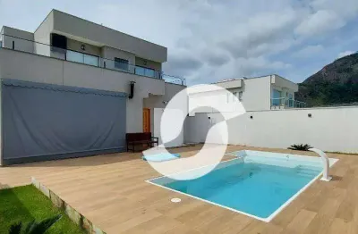 Casa com 4 dormitórios à venda, 211 m² por r$ 2.000.000,00 - inoã - maricá/rj