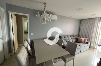 Apartamento com 1 dormitório à venda, 55 m² - icaraí - niterói/rj