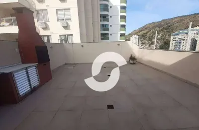 Cobertura com 2 dormitórios à venda, 147 m² por r$ 460.000,00 - vital brasil - niterói/rj