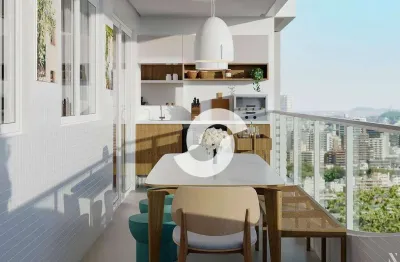 Apartamento com 3 dormitórios à venda, 94 m² por r$ 730.000,00 - santa rosa - niterói/rj