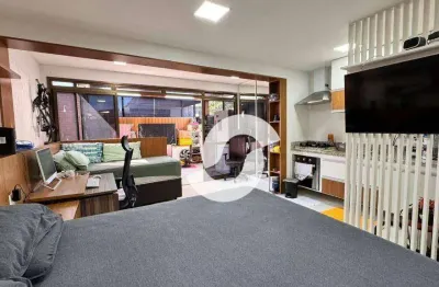 Apartamento com 1 dormitório à venda, 87 m² por r$ 750.000,00 - são francisco - niterói/rj