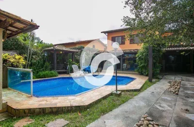 Casa com 4 dormitórios à venda, 248 m² por r$ 1.100.000,00 - itaipu - niterói/rj