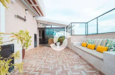 Cobertura com 4 dormitórios à venda, 341 m² - icaraí - niterói/rj