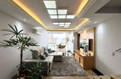Cobertura com 3 dormitórios à venda, 230 m² por r$ 2.300.000,00 - icaraí - niterói/rj