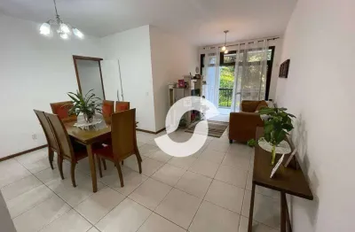Apartamento com 3 dormitórios à venda, 115 m² por r$ 740.000,00 - santa rosa - niterói/rj