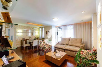 Apartamento com 3 dormitórios à venda, 121 m² por r$ 850.000,00 - santa rosa - niterói/rj
