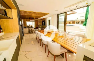 Cobertura com 6 suítes à venda, 500 m² por r$ 12.000.000 - camboinhas - niterói/rj