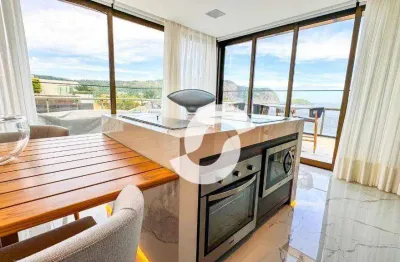 Cobertura com 6 suítes à venda, 500 m² por r$ 12.000.000 - camboinhas - niterói/rj