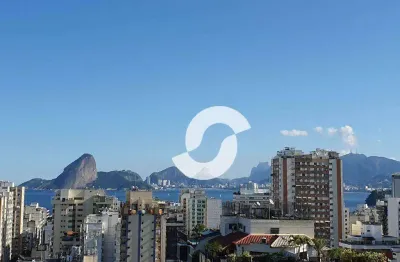 Icaraí, acorde todos os dias com essa linda vista da baía de guanabara! cobertura duplex, 4 quartos, junto campo de são bento.