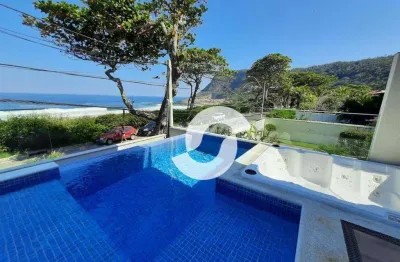 Praia de itacoatiara, frente mar! - mansão nova, em estilo contemporâneo. 4 suítes!