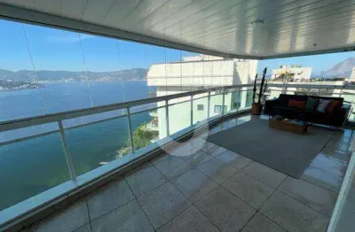 Apartamento com 4 dormitórios à venda, 187 m² por r$ 2.500.000,00 - ingá - niterói/rj