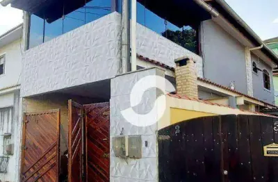 Casa com 2 dormitórios à venda, 284 m² por r$ 280.000,00 - mutuá - são gonçalo/rj