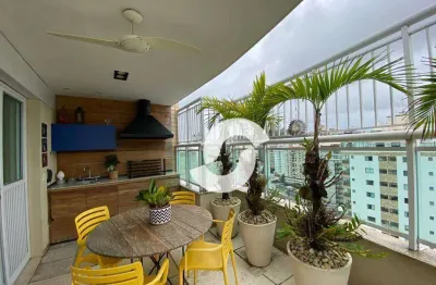 Cobertura com 3 dormitórios à venda, 196 m² por r$ 2.100.000,00 - icaraí - niterói/rj