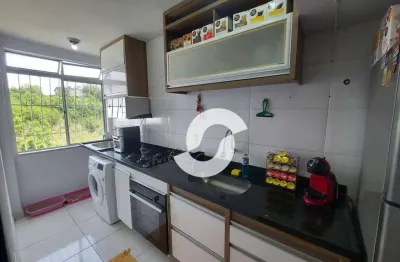 Apartamento com 2 dormitórios à venda, 63 m² por r$ 195.000,00 - colubande - são gonçalo/rj