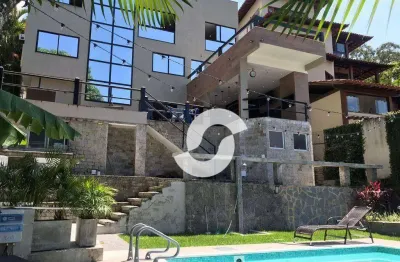 Casa com 4 dormitórios à venda, 386 m² por r$ 1.900.000,00 - pendotiba - niterói/rj