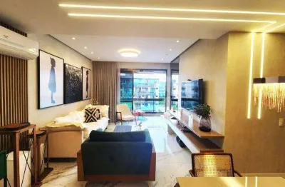 Apartamento com 3 dormitórios à venda, 126 m² por r$ 1.450.000,00 - itaipu - niterói/rj