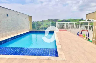 Apartamento com 2 dormitórios à venda, 60 m² por r$ 195.000,00 - barro vermelho - são gonçalo/rj