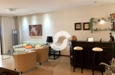 Apartamento com 4 dormitórios à venda, 180 m² por r$ 1.390.000,00 - icaraí - niterói/rj