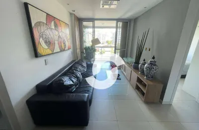 Apartamento com 2 dormitórios à venda, 78 m² por r$ 599.000,00 - santa rosa - niterói/rj