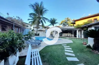 Casa com 4 dormitórios à venda, 450 m² por r$ 3.900.000,00 - camboinhas - niterói/rj